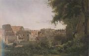 Jean Baptiste Camille  Corot Le Colisee Vue prise des Jardins Farnese (mk11) USA oil painting artist